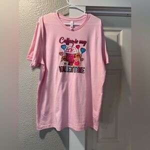 Bella Canvas Pink Valentine's Short Sleeve Tee
